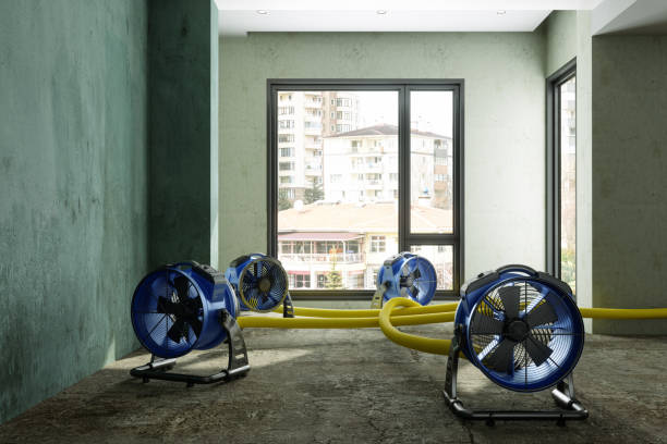 Water damage restoration process in GA